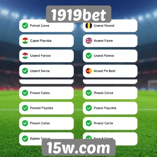 Compreensão das opções de pagamento em 1919bet